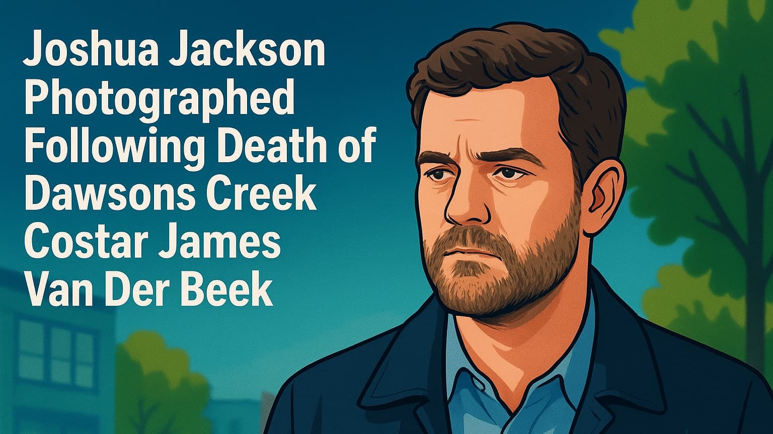 Joshua Jackson Photographed Following Death of Dawson's Creek Costar James Van Der Beek
