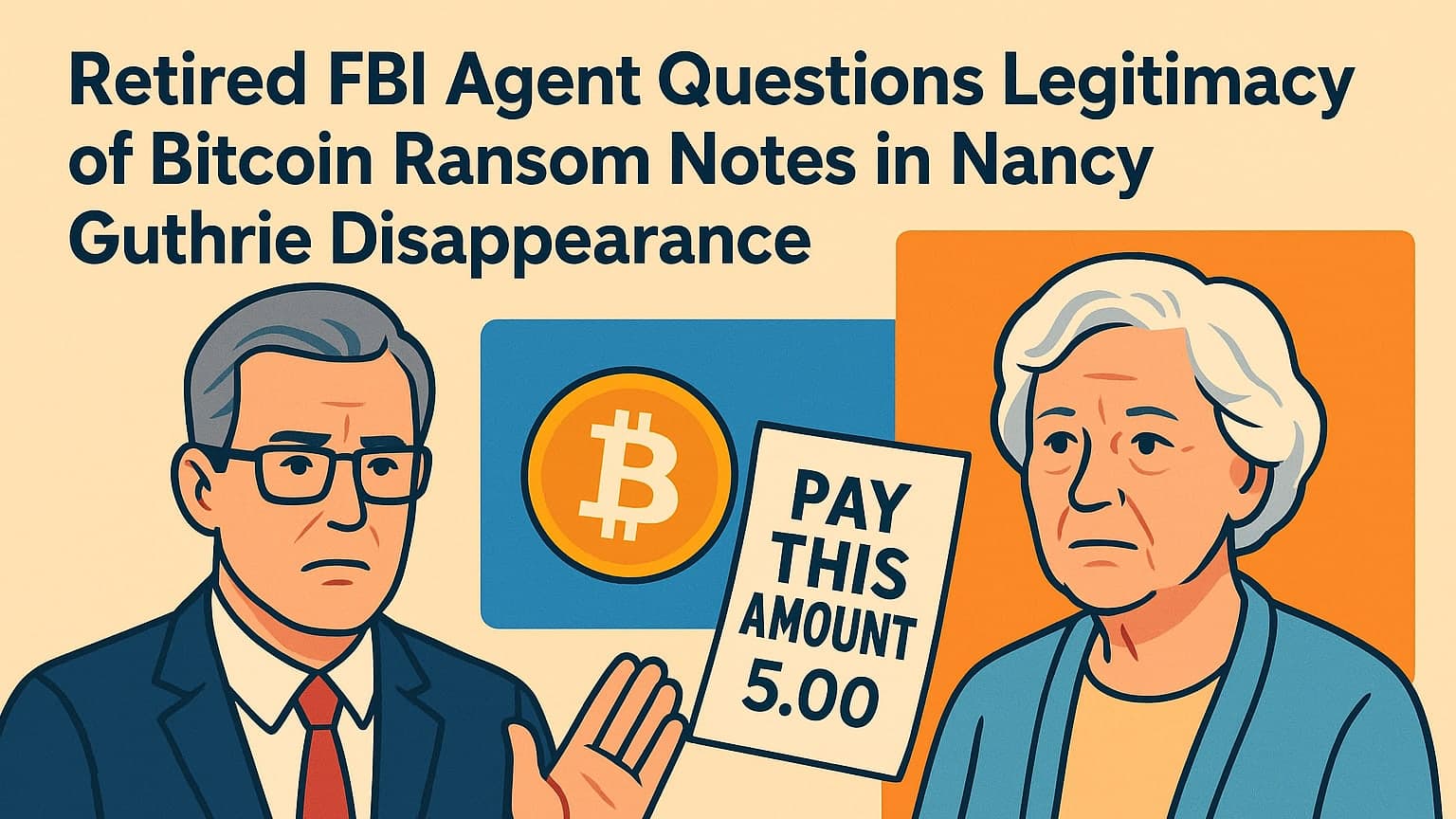 Retired FBI Agent Questions Legitimacy of Bitcoin Ransom Notes in Nancy Guthrie Disappearance