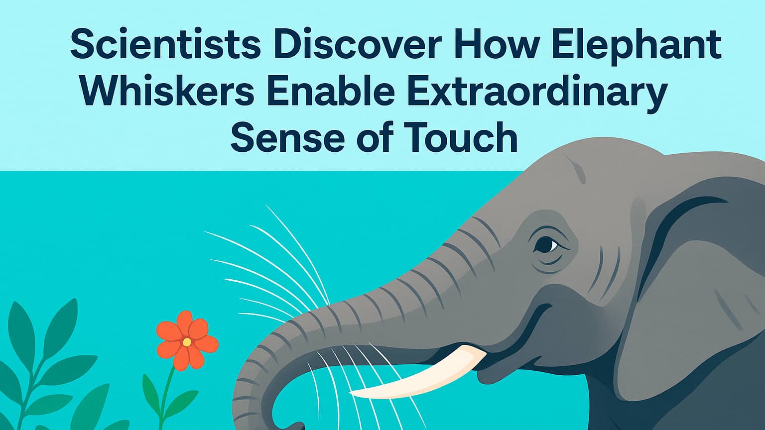 Scientists Discover How Elephant Whiskers Enable Extraordinary Sense of Touch