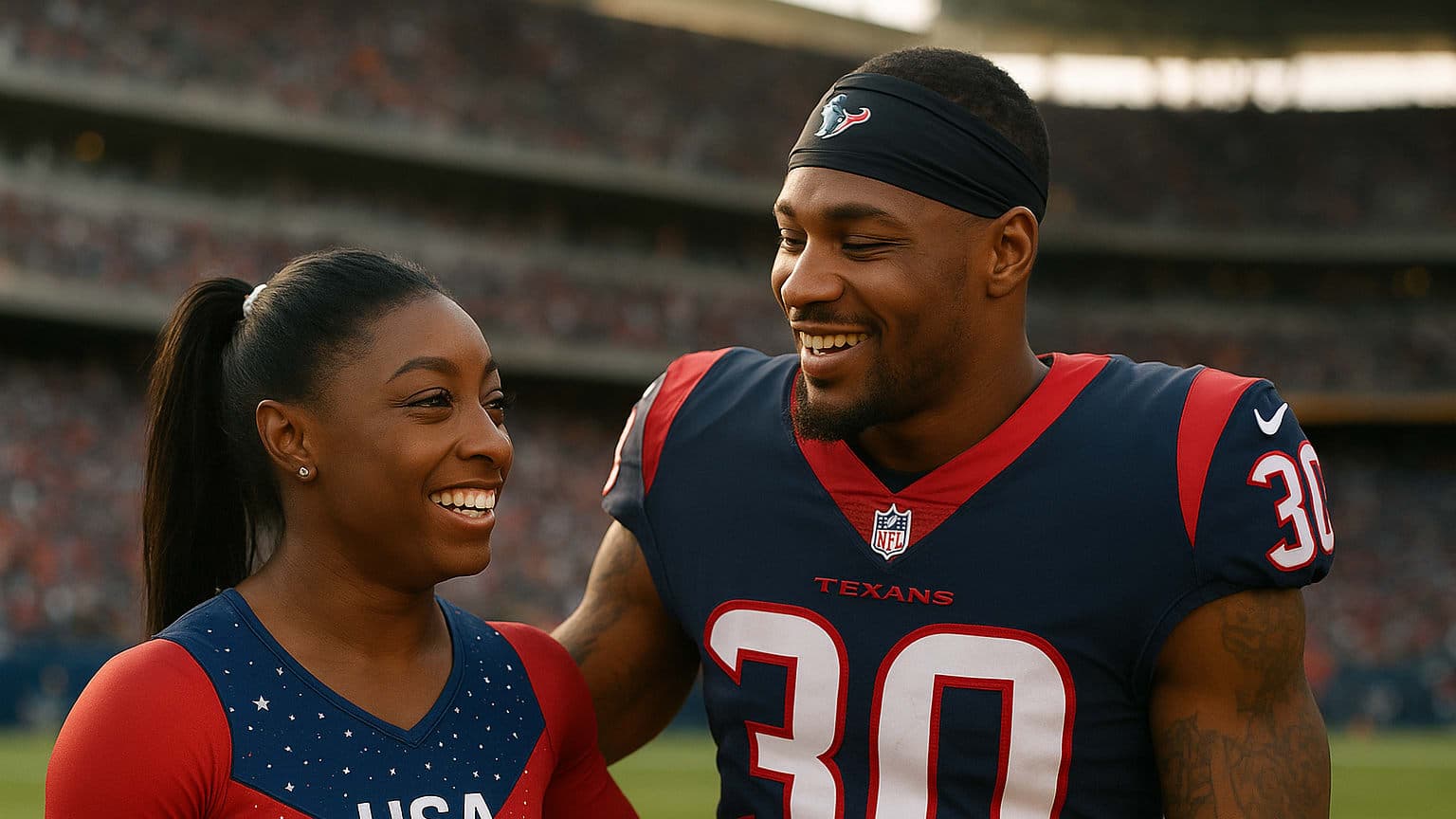 Olympic Champion Simone Biles and NFL Star Jonathan Owens: A Love Story Forged Through Athletic Excellence