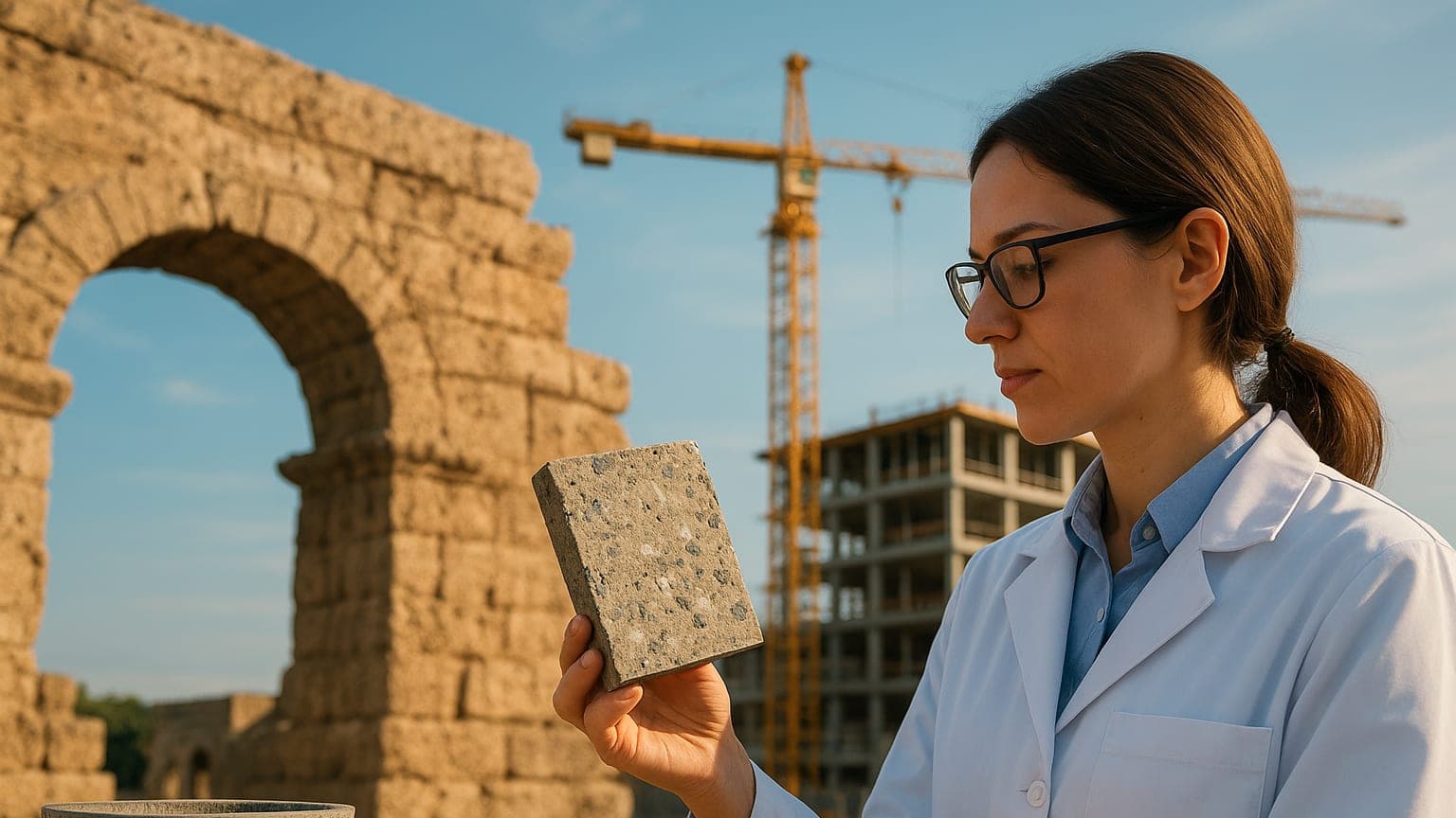 Ancient Roman Engineering Inspires Modern Concrete Innovation: Scientist Launches Business Based on Self-Healing Formula