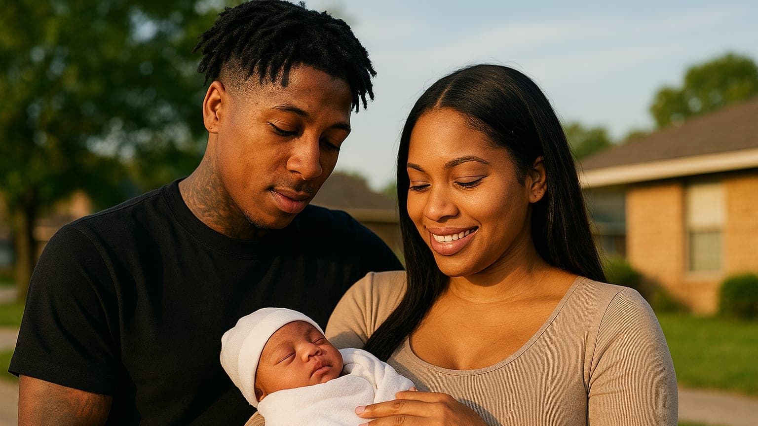 Rapper NBA YoungBoy Welcomes 13th Child with Wife Jazlyn Mychelle