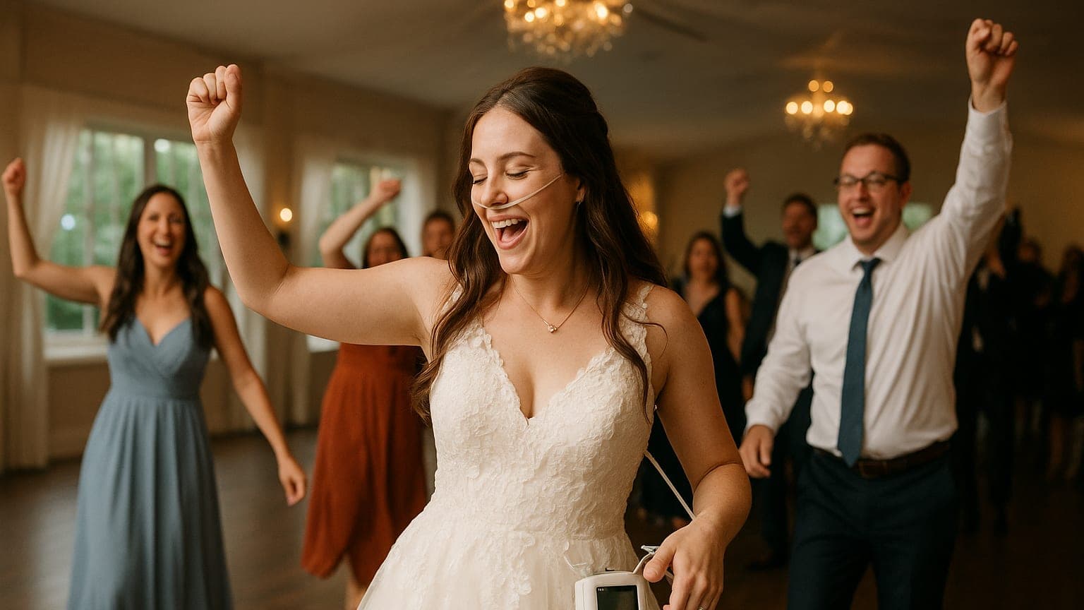 South Dakota Bride's Viral Wedding Dance Inspires Thousands While Managing Cystic Fibrosis