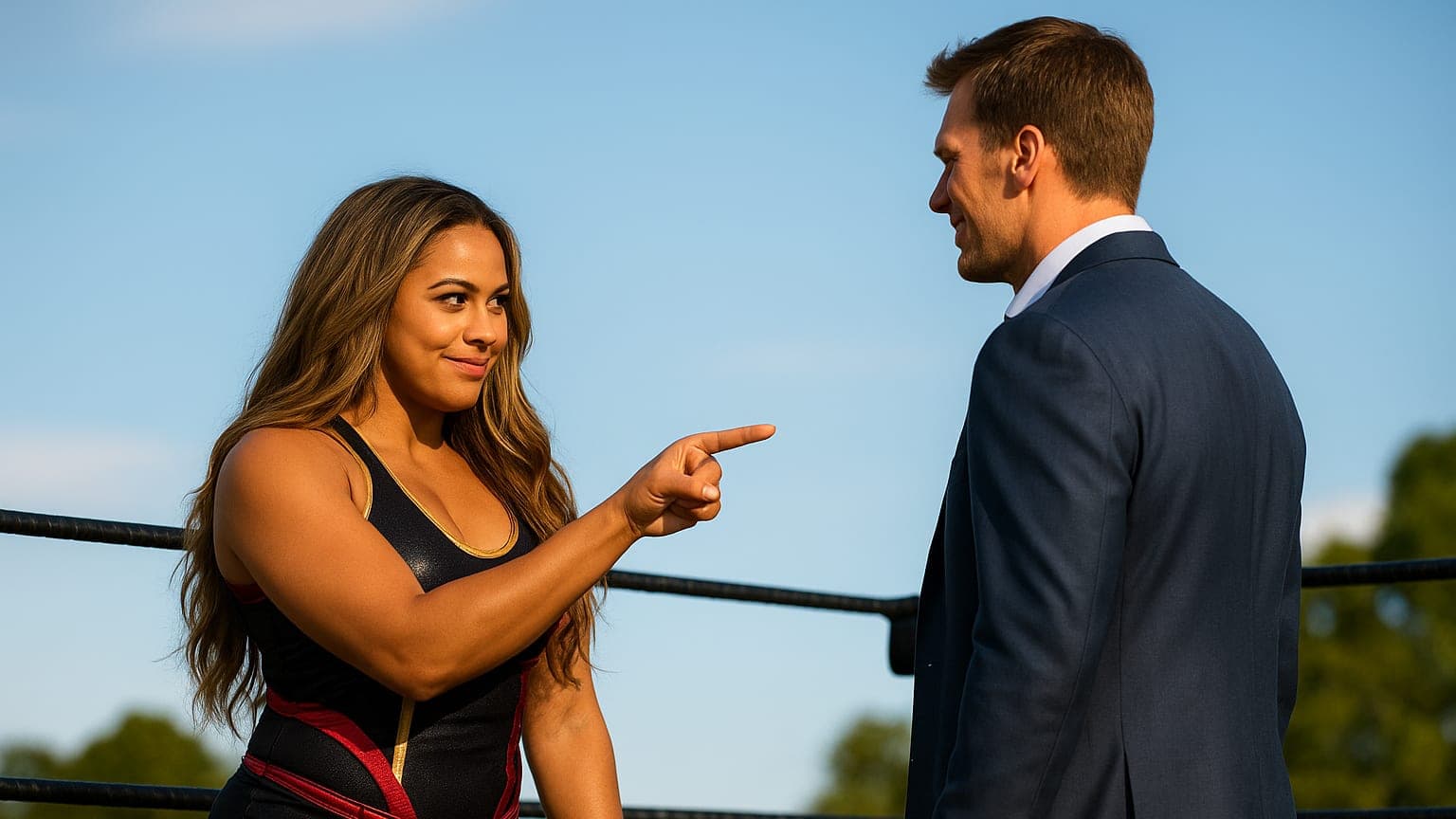 WWE Star Kiana James Challenges Tom Brady to Step Into the Ring After 'Very Cute' Wrestling Comment