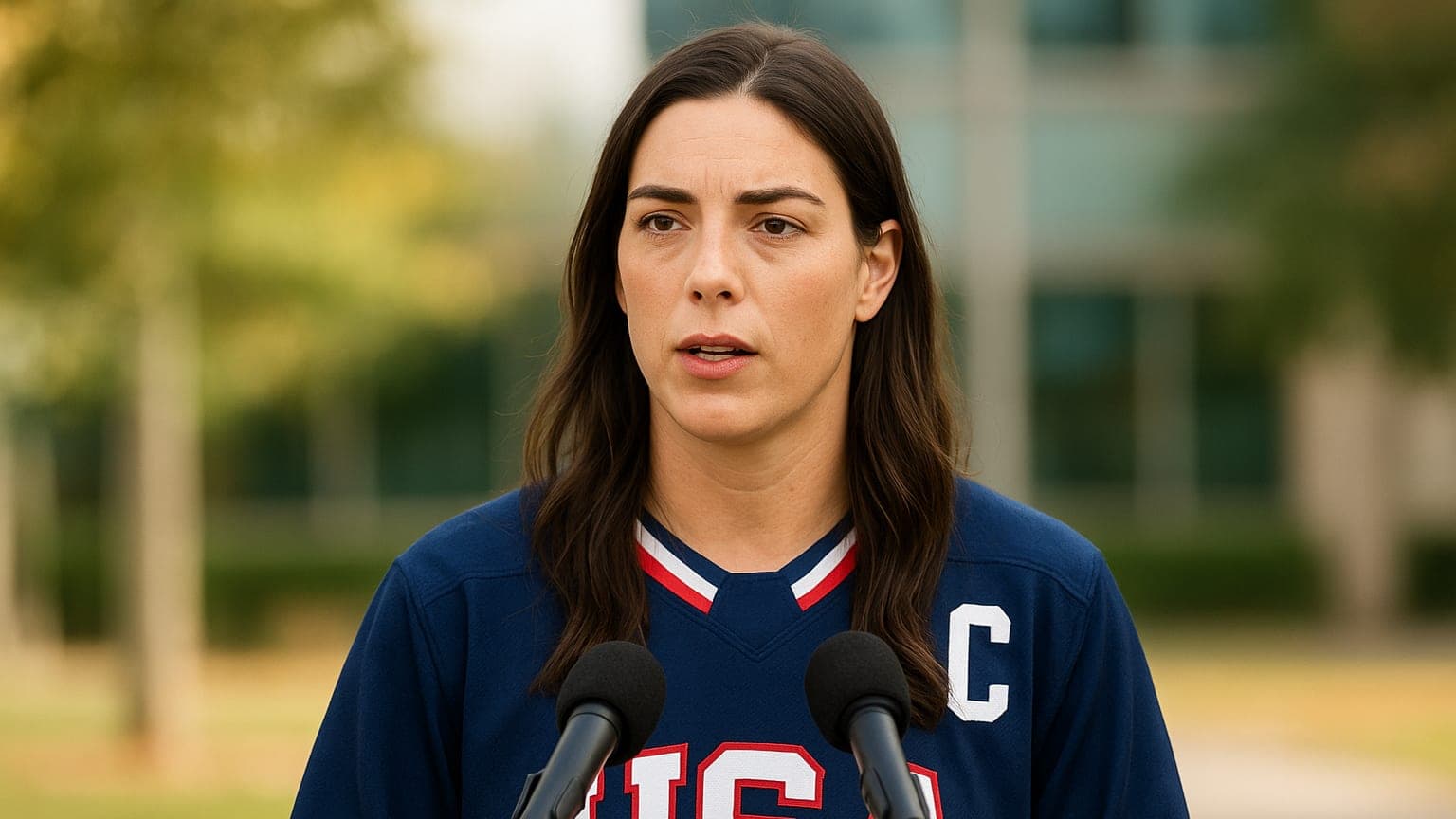 U.S. Women's Hockey Captain Hilary Knight Addresses Controversy Over Men's Team Trump Call