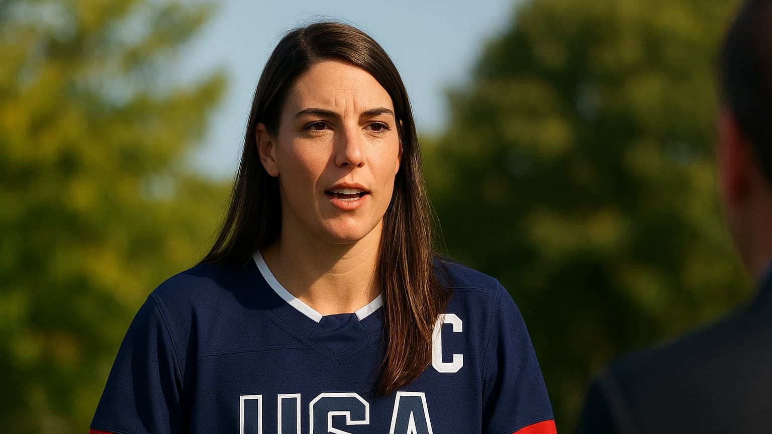 U.S. Women's Hockey Captain Hilary Knight Addresses Controversy Over Men's Team Trump Call