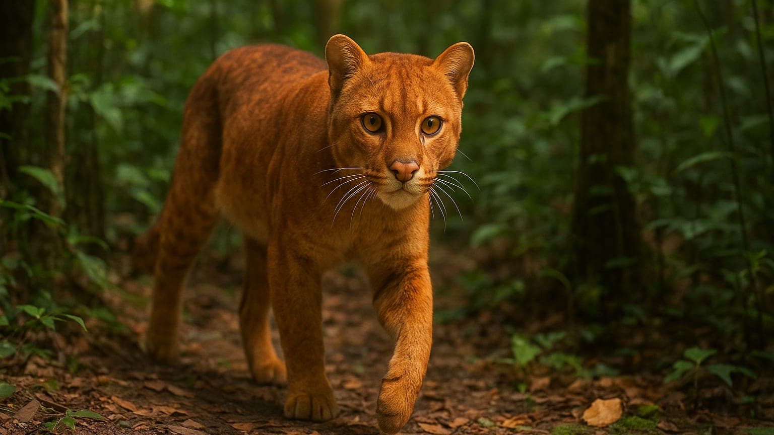 Elusive 'Fire Tiger' Captured on Camera in Thailand: A Rare Glimpse of One of the World's Most Mysterious Wildcats