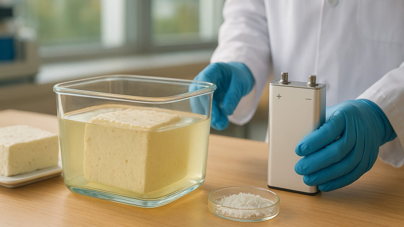 Revolutionary Battery Technology Emerges from Unexpected Source: Tofu Brine