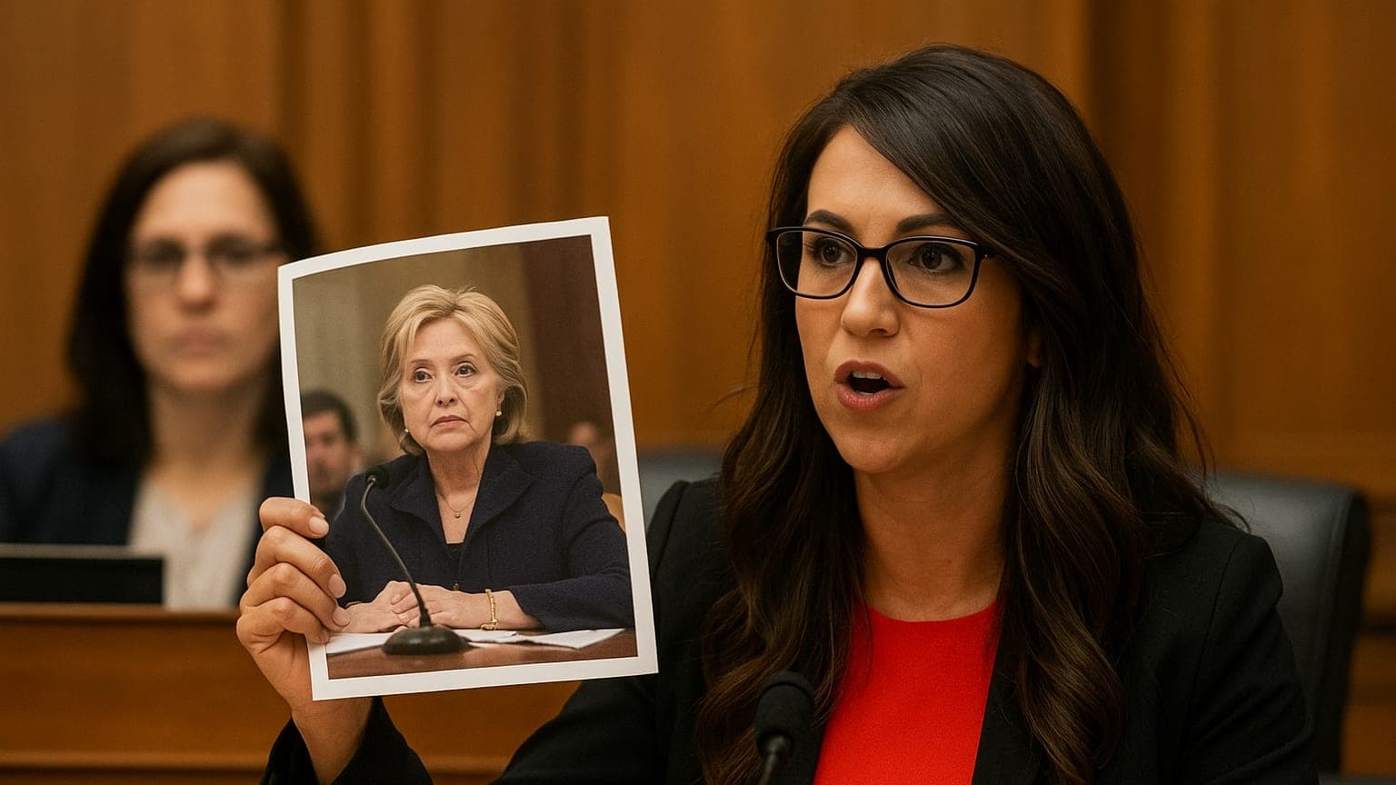Congresswoman Boebert Invokes Clinton Email Controversy After Leaking Deposition Photo