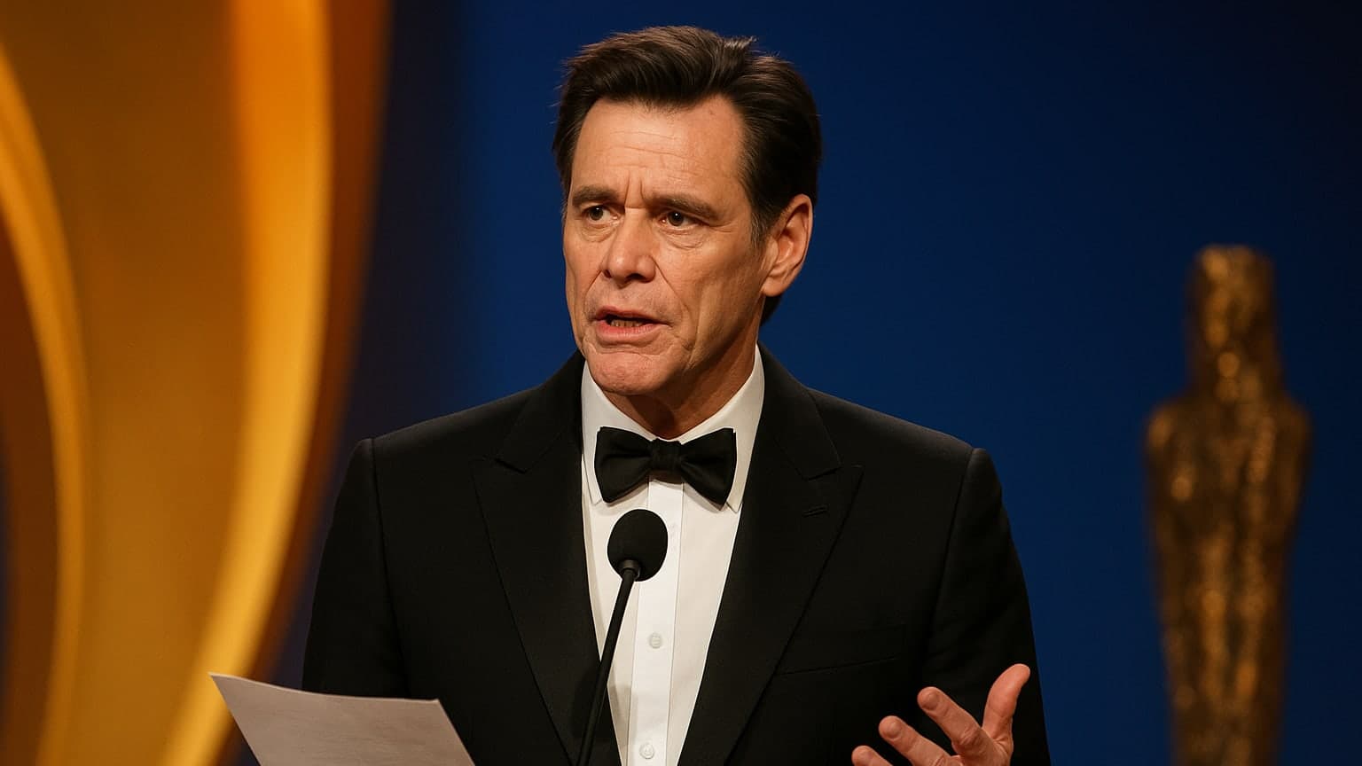Jim Carrey's Transformed Appearance at French Awards Ceremony Sparks Social Media Debate