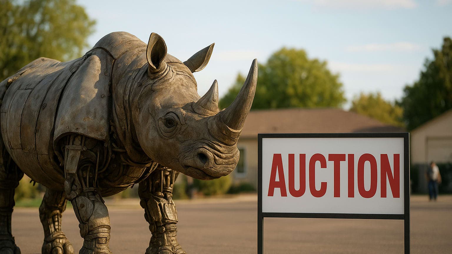 Iconic Mechanical Rhino from 'Ace Ventura' Sequel Heads to Auction
