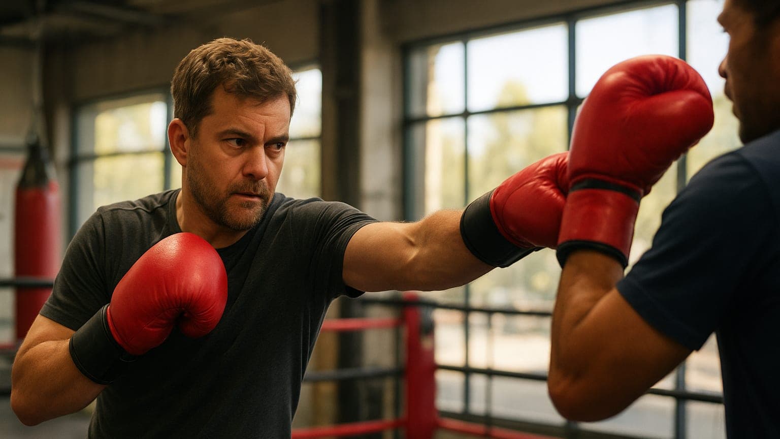 Joshua Jackson Demonstrates Impressive Boxing Skills During Los Angeles Gym Session