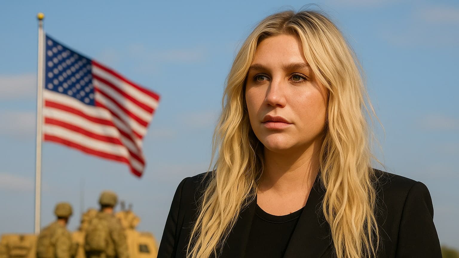 Pop Star Kesha Condemns White House Use of Her Music in Military Video