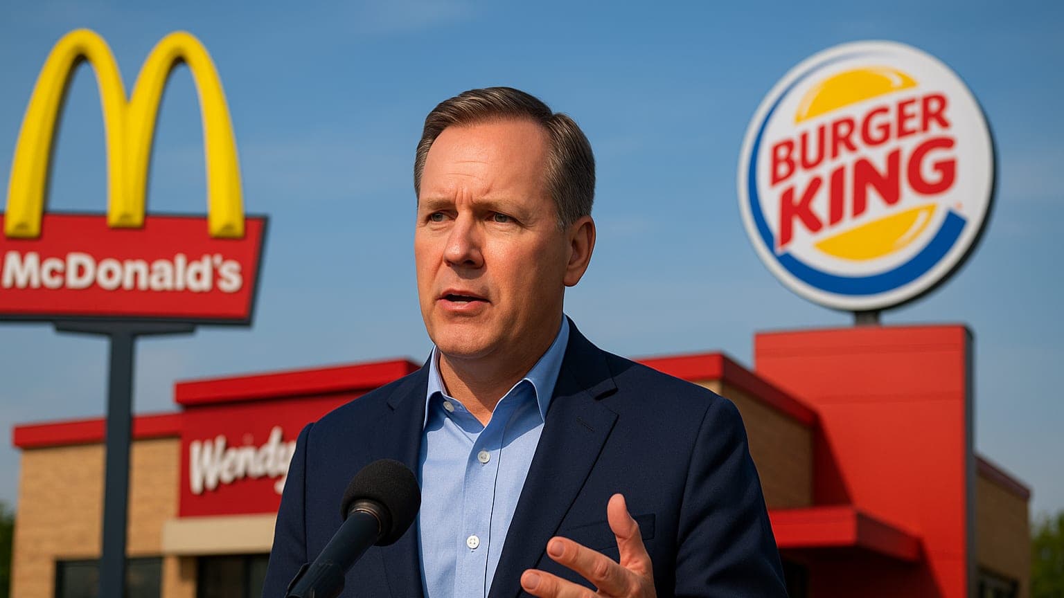 Wendy's President Joins Escalating Fast-Food Burger Battle With McDonald's and Burger King