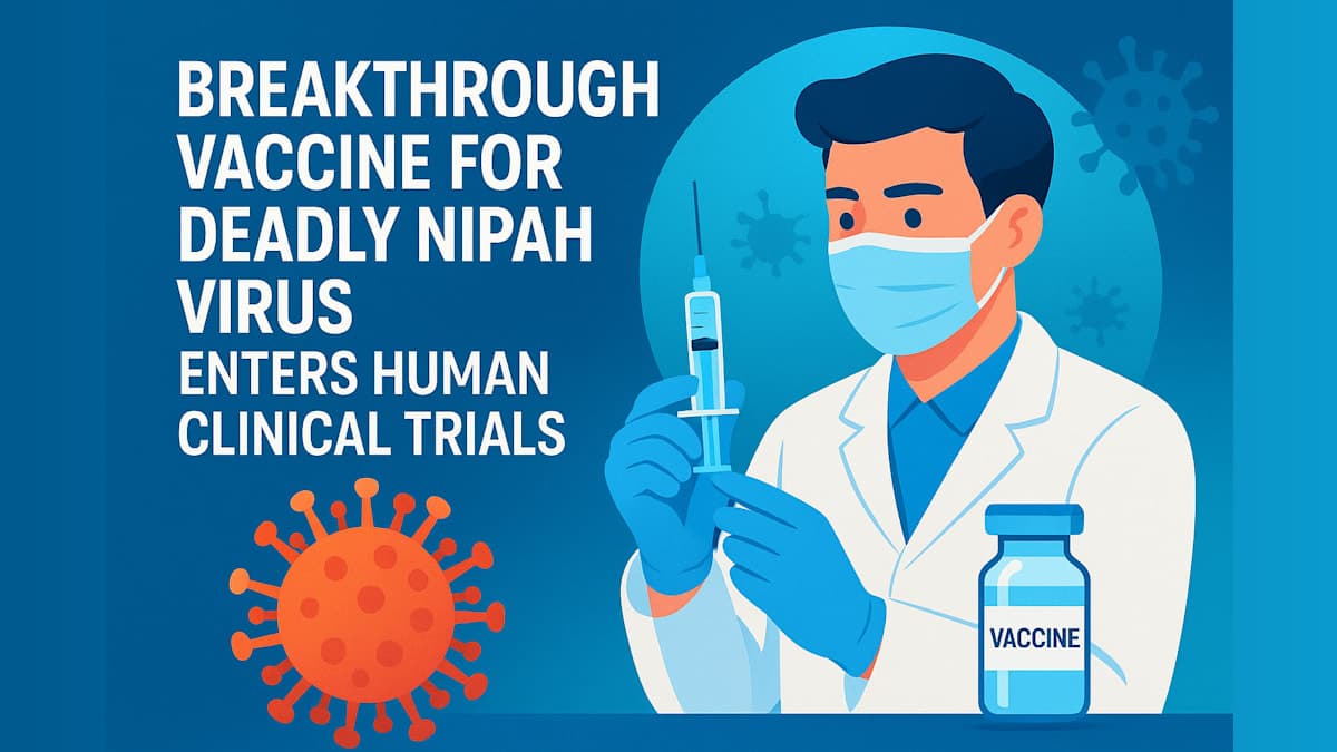 Breakthrough Vaccine for Deadly Nipah Virus Enters Human Clinical Trials