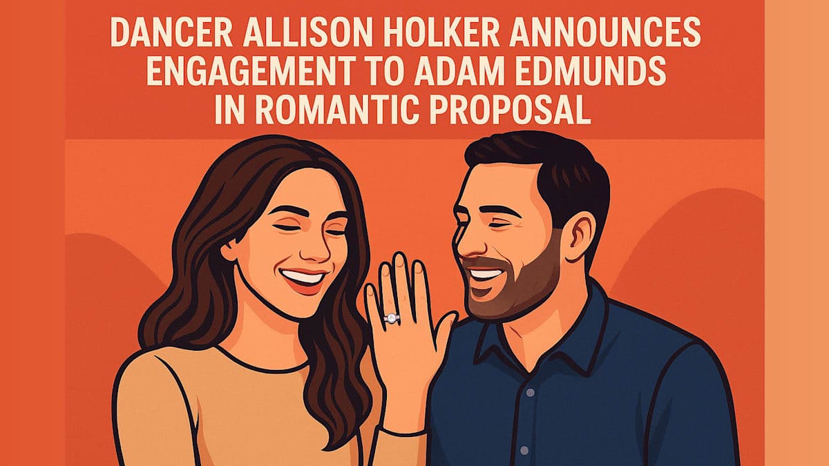 Dancer Allison Holker Announces Engagement to Adam Edmunds in Romantic Proposal