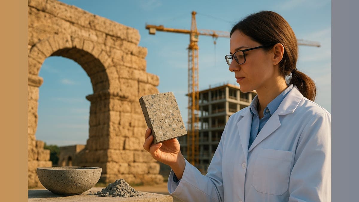 Ancient Roman Engineering Inspires Modern Concrete Innovation: Scientist Launches Business Based on Self-Healing Formula