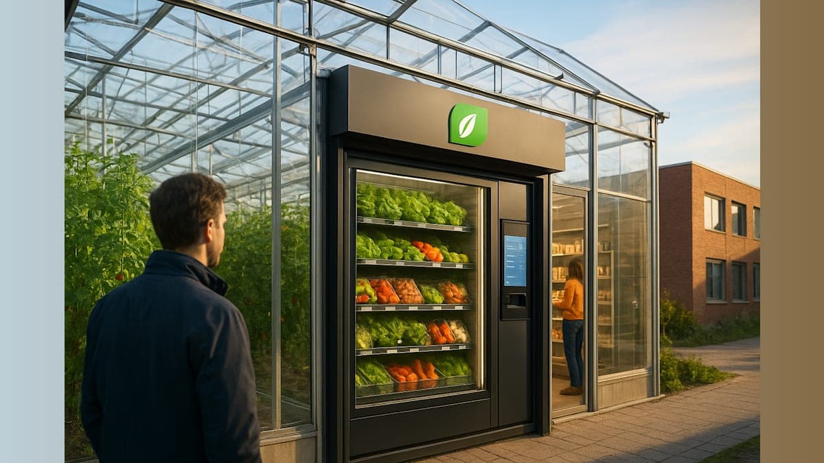 Dutch Agri-Tech Firm Pioneers Automated Urban Farm Shops to Transform Local Food Access