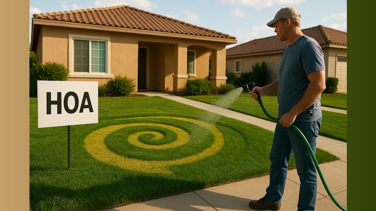 Homeowner's Creative Compliance: When HOA Lawn Rules Backfire Spectacularly