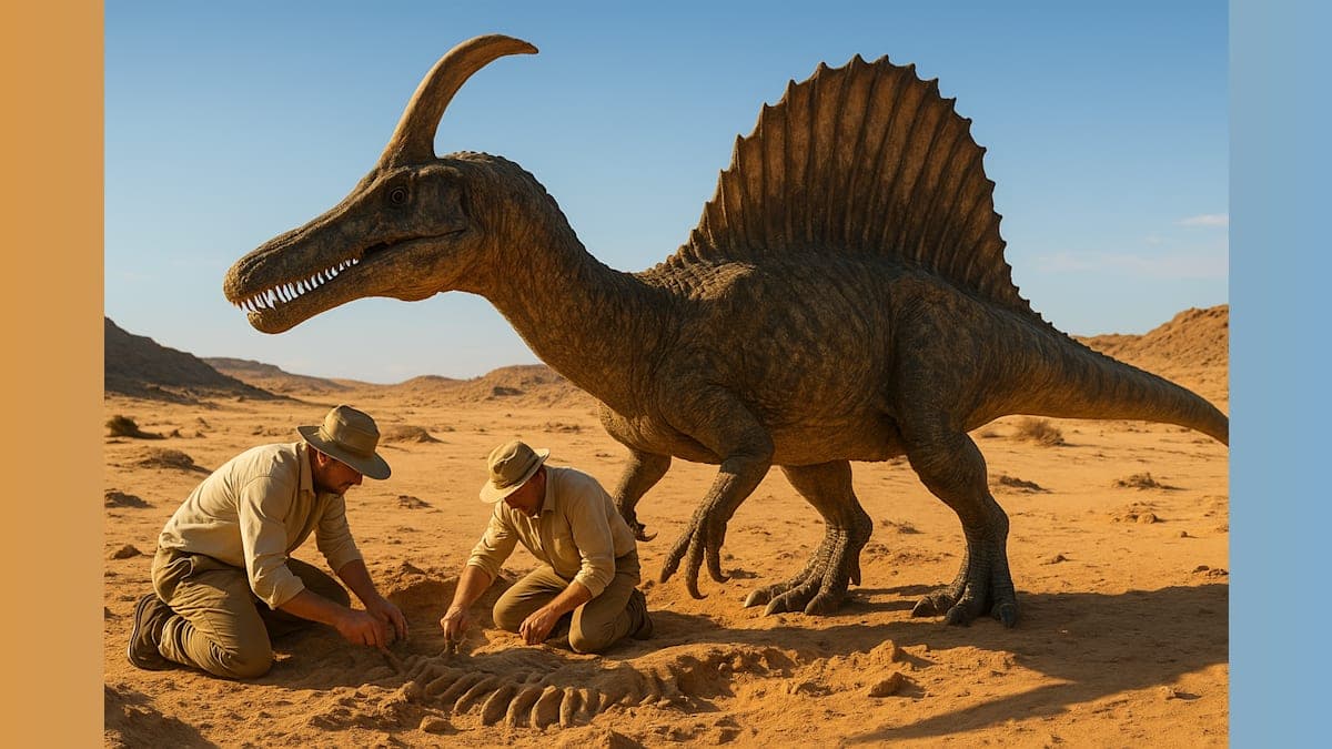 Paleontologists Unveil Remarkable Scimitar-Crested Dinosaur Species from Sahara Desert