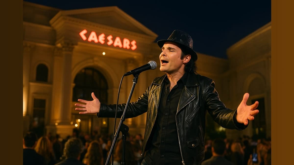 Corey Feldman Delivers Surprise Performance at Caesars Palace Venue