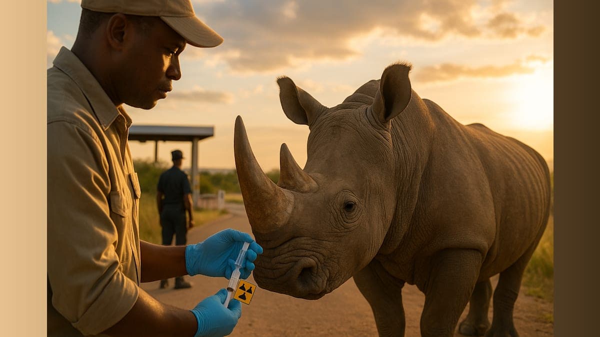 Revolutionary Nuclear Technology Offers New Hope in Battle Against Rhino Poaching