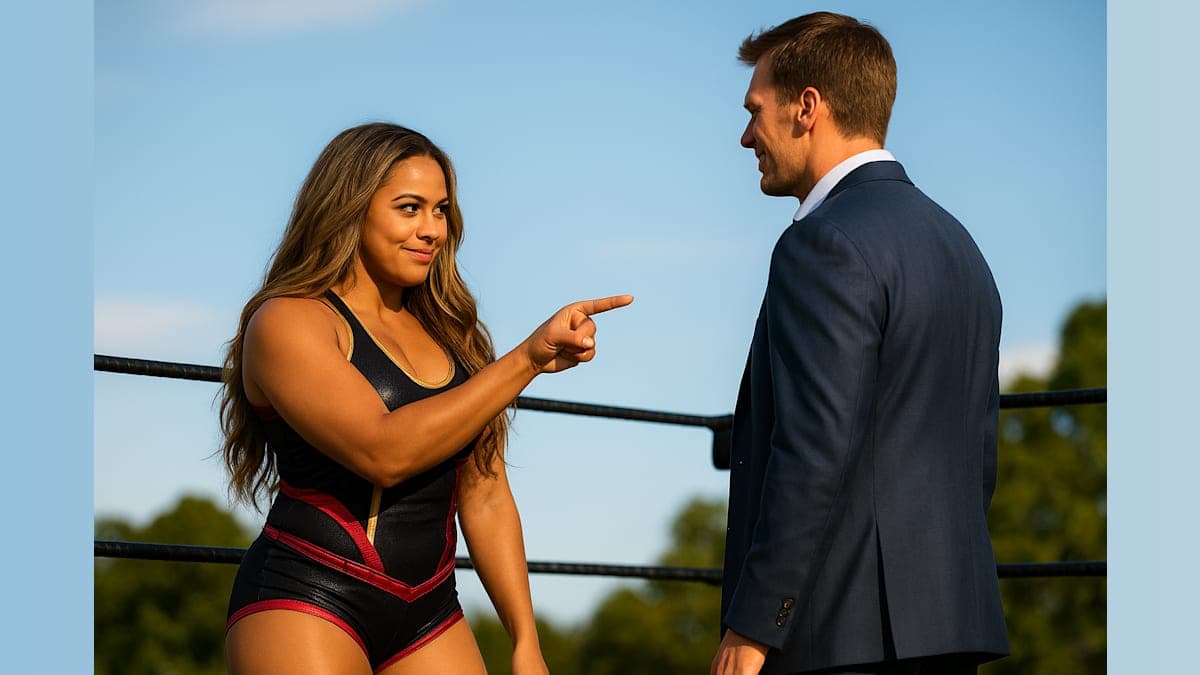 WWE Star Kiana James Challenges Tom Brady to Step Into the Ring After 'Very Cute' Wrestling Comment