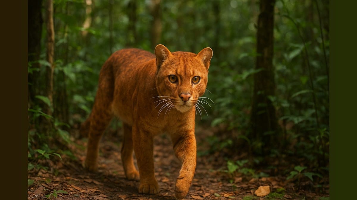 Elusive 'Fire Tiger' Captured on Camera in Thailand: A Rare Glimpse of One of the World's Most Mysterious Wildcats