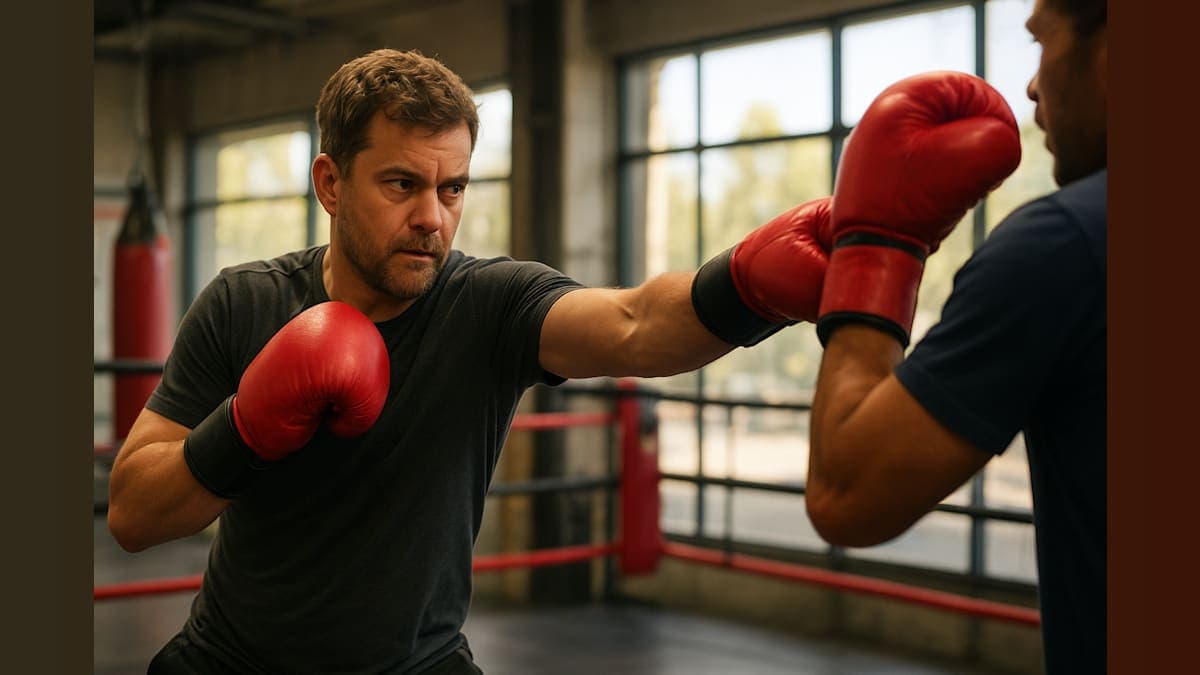 Joshua Jackson Demonstrates Impressive Boxing Skills During Los Angeles Gym Session