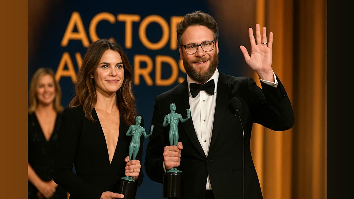 Keri Russell, Seth Rogen Among Winners at 2026 Actor Awards Ceremony