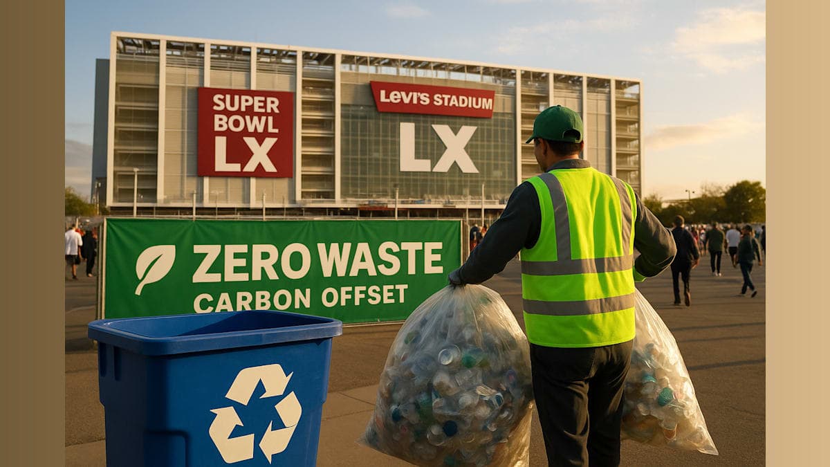 Super Bowl LX Sets New Environmental Standard with Zero-Waste Achievement and Carbon Offset Initiative
