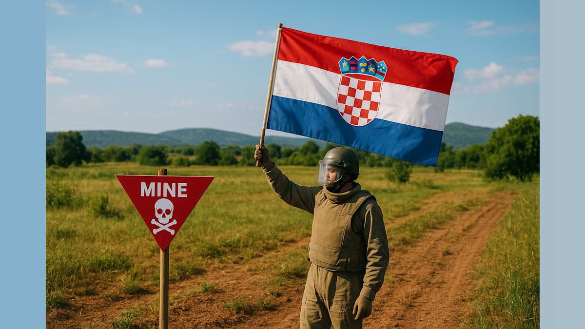 Croatia Achieves Historic Milestone: Nation Declared Landmine-Free After Three Decades of Dedicated Demining Operations