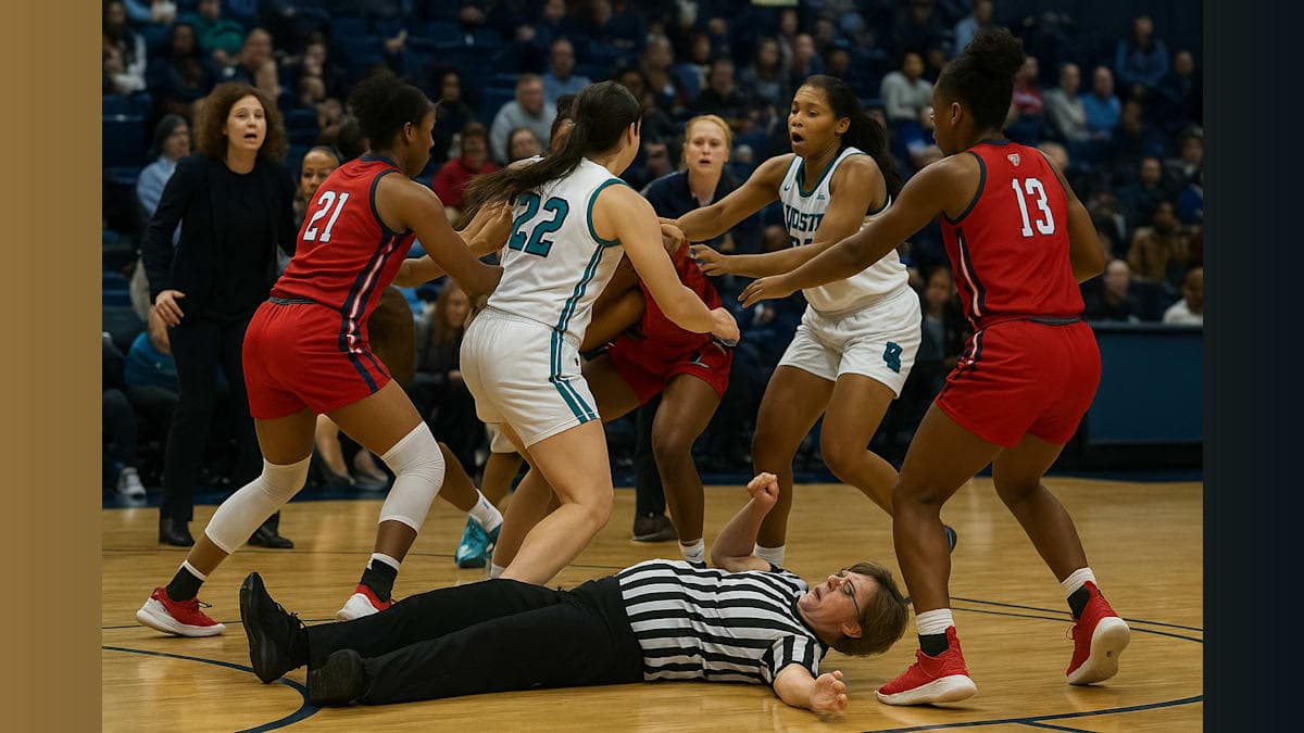 Referee Injured, Eight Players Ejected in Chaotic Sun Belt Tournament Brawl