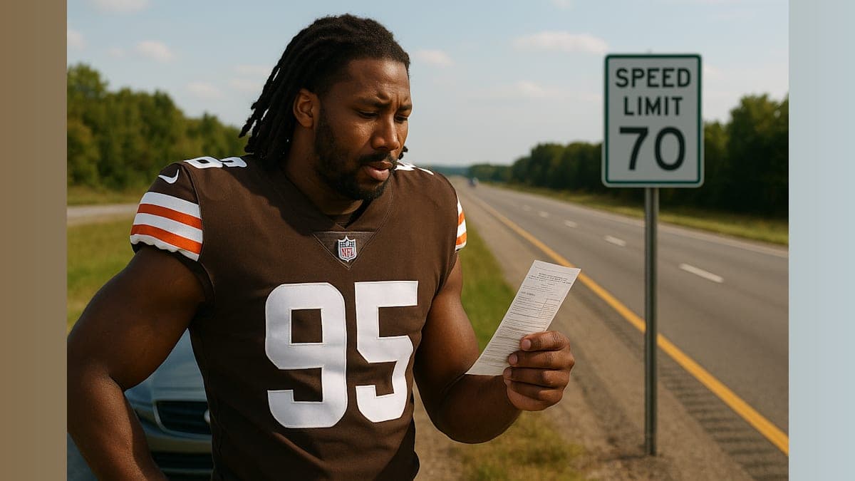 Cleveland Browns Star Myles Garrett Cited for Speeding on Ohio Highway