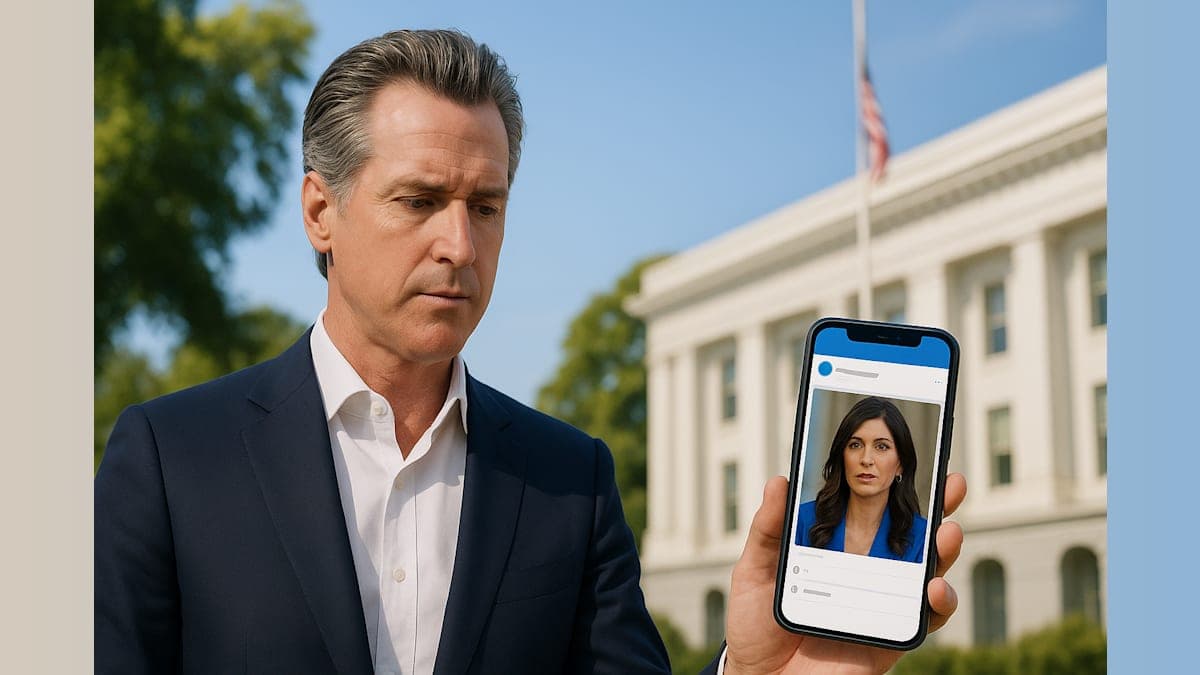 California Governor Newsom Responds to Homeland Security Secretary's Dismissal with Social Media Post