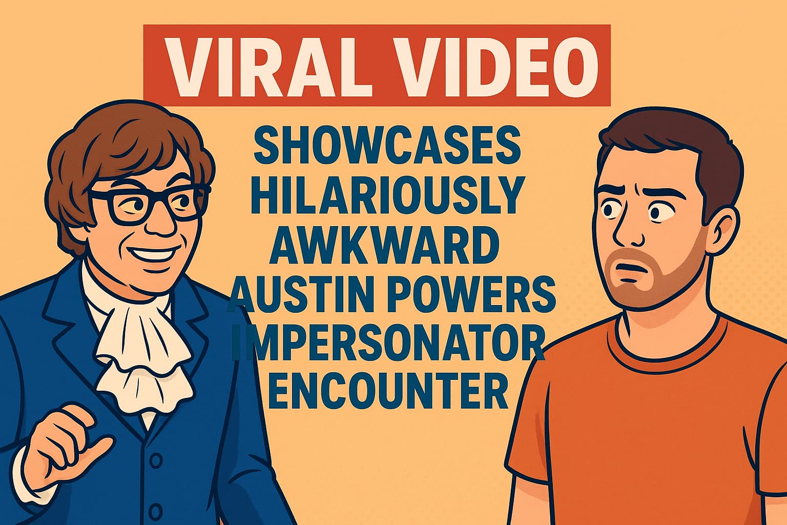 Viral Video Showcases Hilariously Awkward Austin Powers Impersonator Encounter