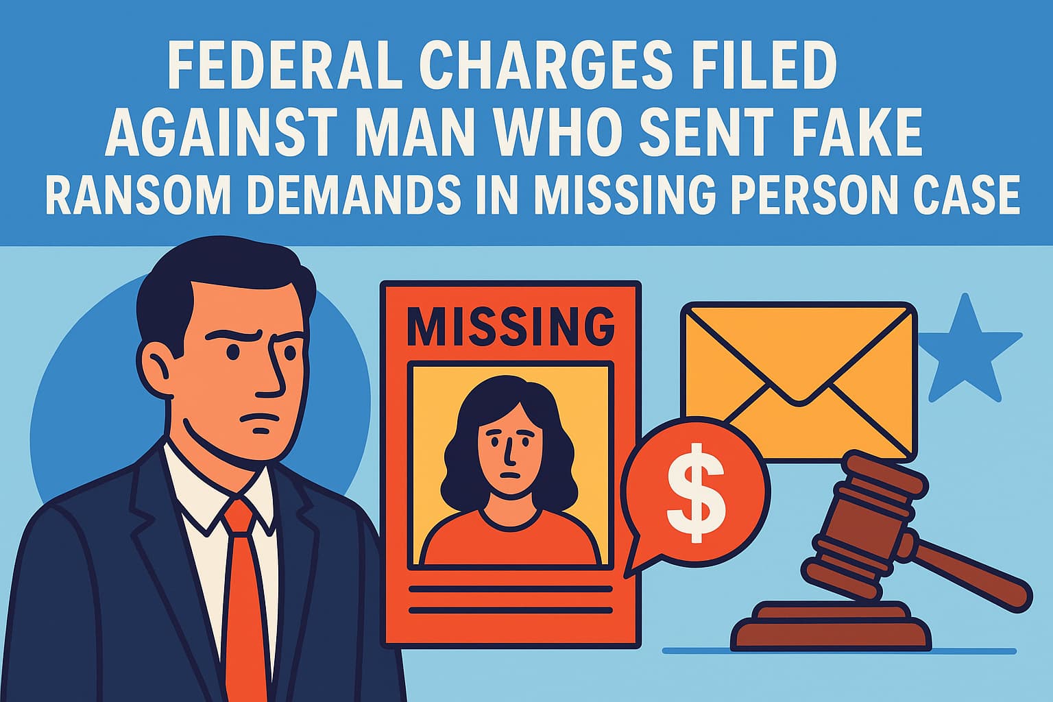 Federal Charges Filed Against Man Who Sent Fake Ransom Demands in Missing Person Case