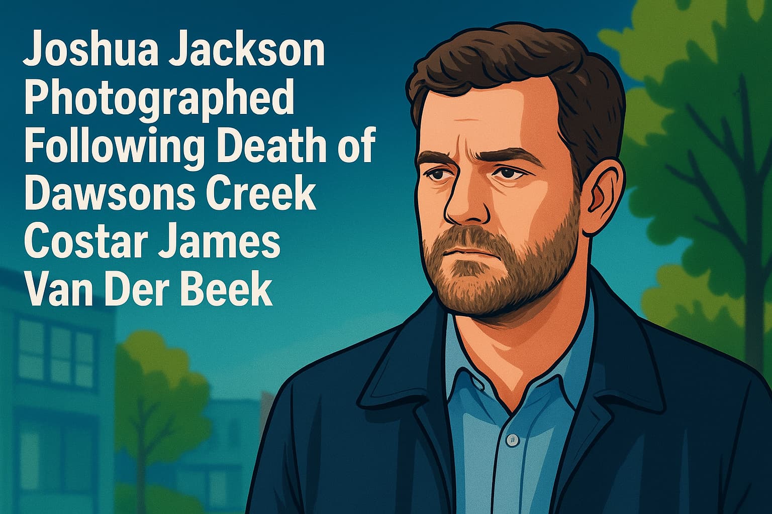 Joshua Jackson Photographed Following Death of Dawson's Creek Costar James Van Der Beek