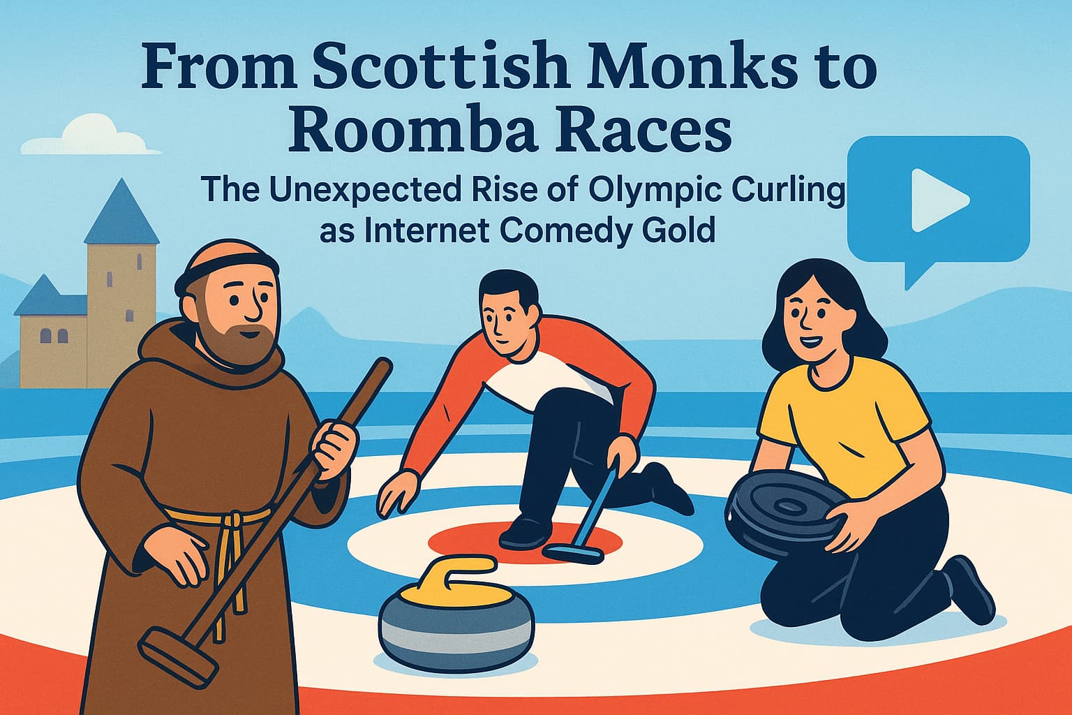From Scottish Monks to Roomba Races: The Unexpected Rise of Olympic Curling as Internet Comedy Gold