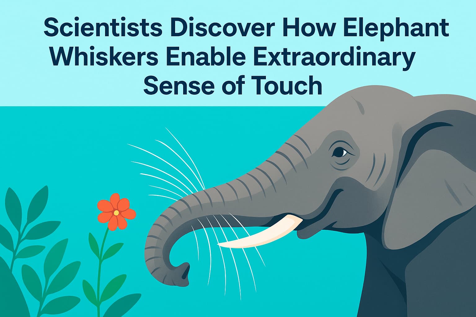 Scientists Discover How Elephant Whiskers Enable Extraordinary Sense of Touch