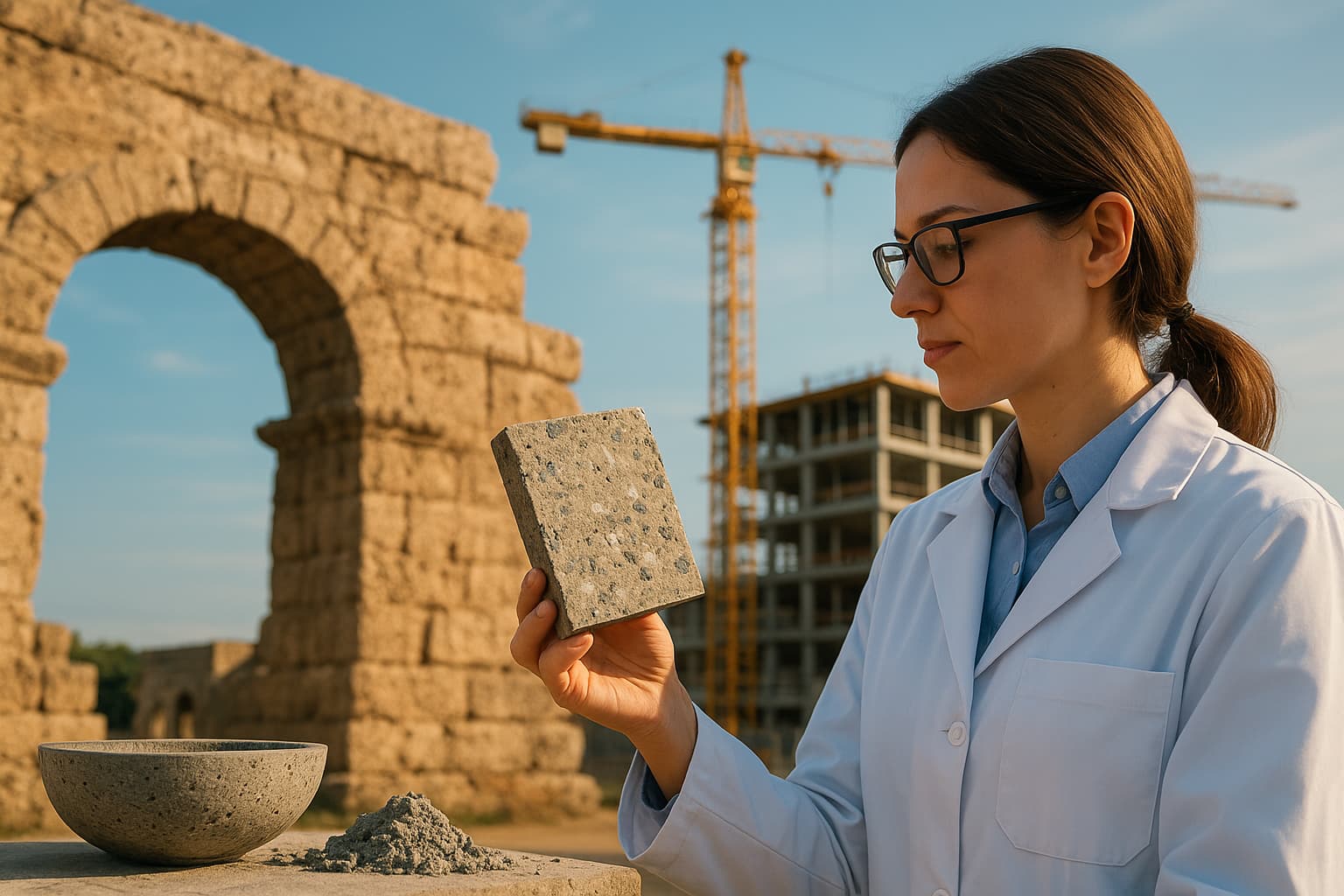 Ancient Roman Engineering Inspires Modern Concrete Innovation: Scientist Launches Business Based on Self-Healing Formula