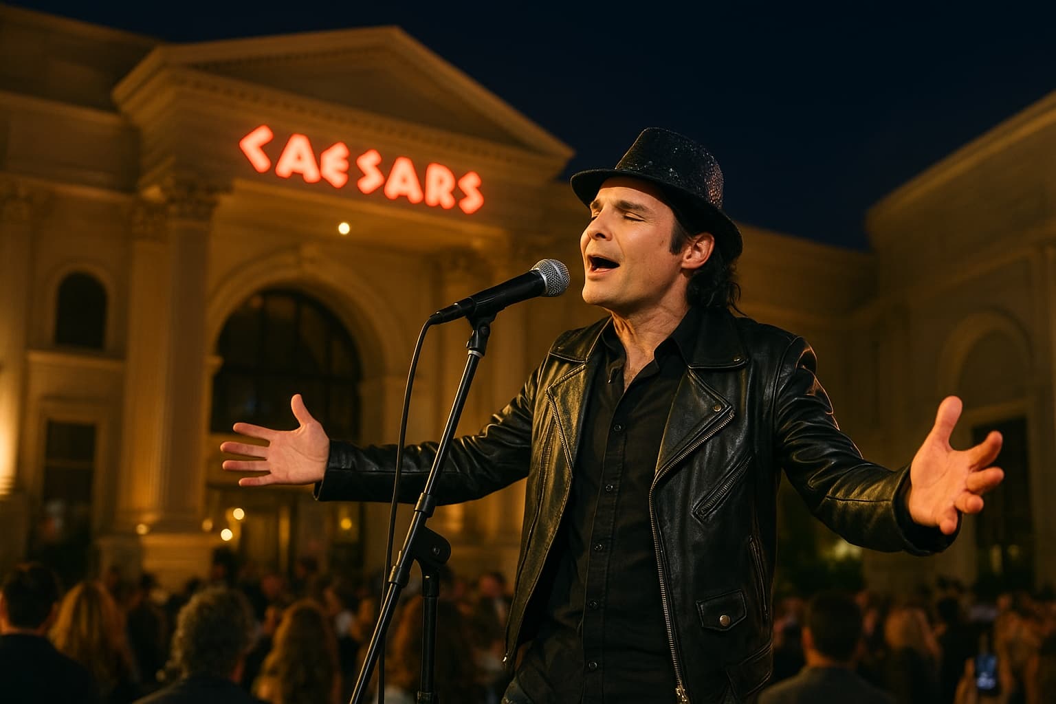 Corey Feldman Delivers Surprise Performance at Caesars Palace Venue