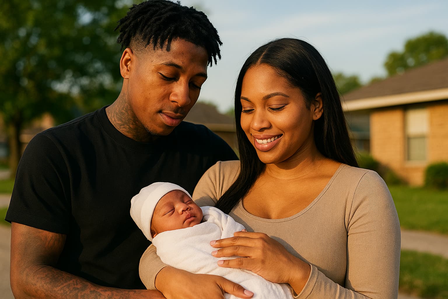 Rapper NBA YoungBoy Welcomes 13th Child with Wife Jazlyn Mychelle