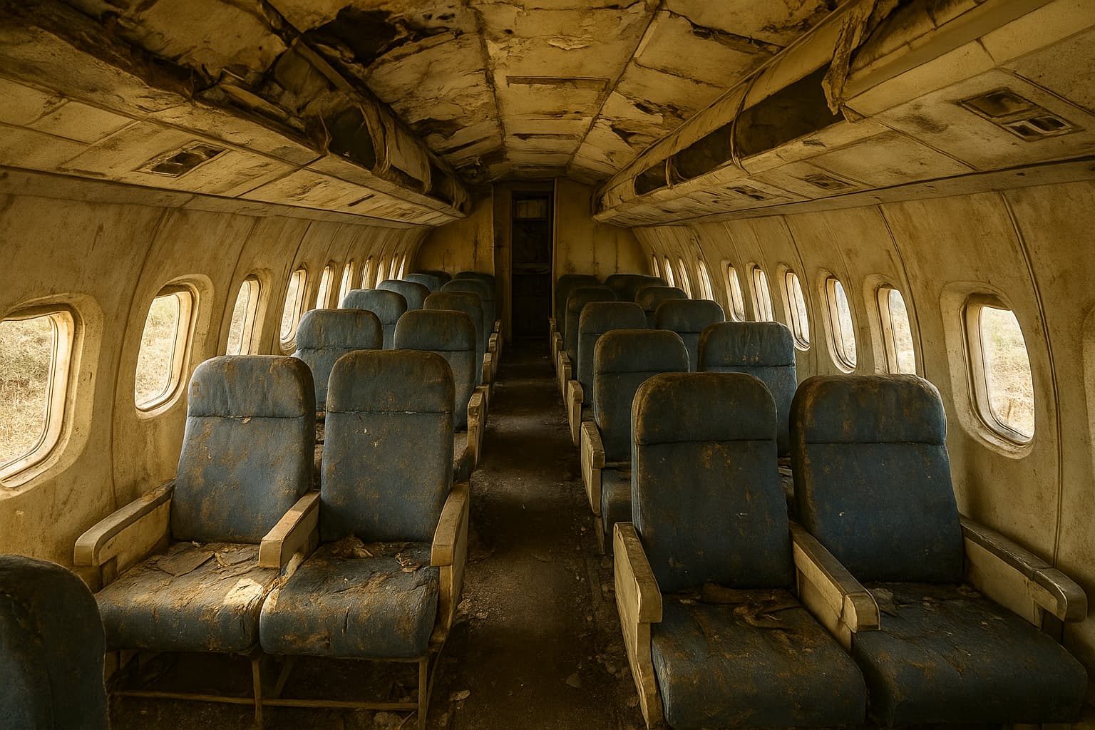 Disturbing Images Emerge from Inside Jeffrey Epstein's Abandoned Private Aircraft