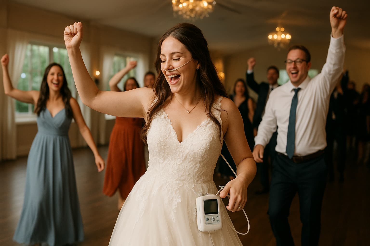 South Dakota Bride's Viral Wedding Dance Inspires Thousands While Managing Cystic Fibrosis