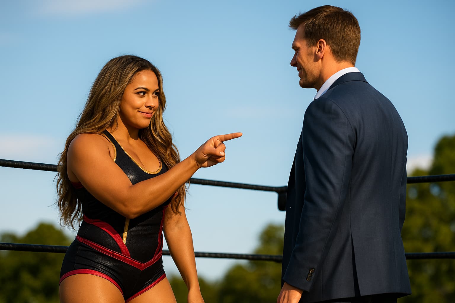 WWE Star Kiana James Challenges Tom Brady to Step Into the Ring After 'Very Cute' Wrestling Comment
