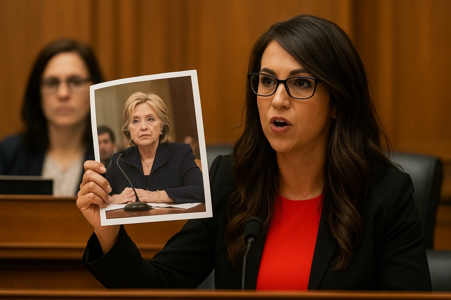 Congresswoman Boebert Invokes Clinton Email Controversy After Leaking Deposition Photo