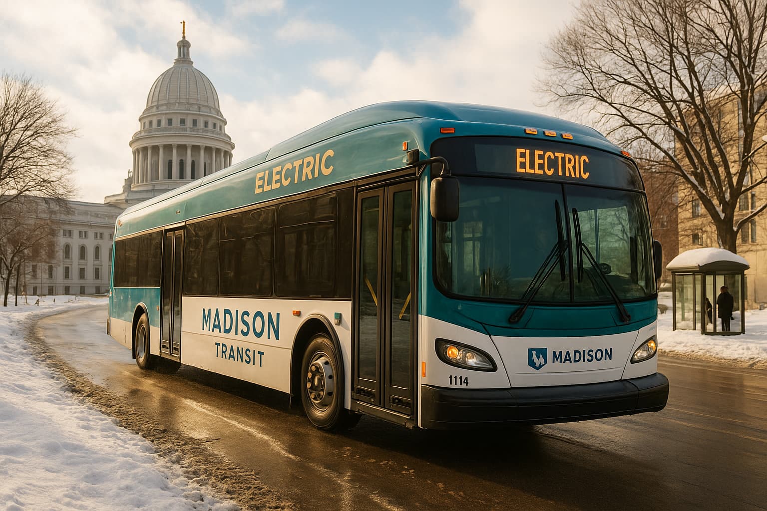 Madison's Electric Bus Fleet Achieves Historic Winter Performance Milestone