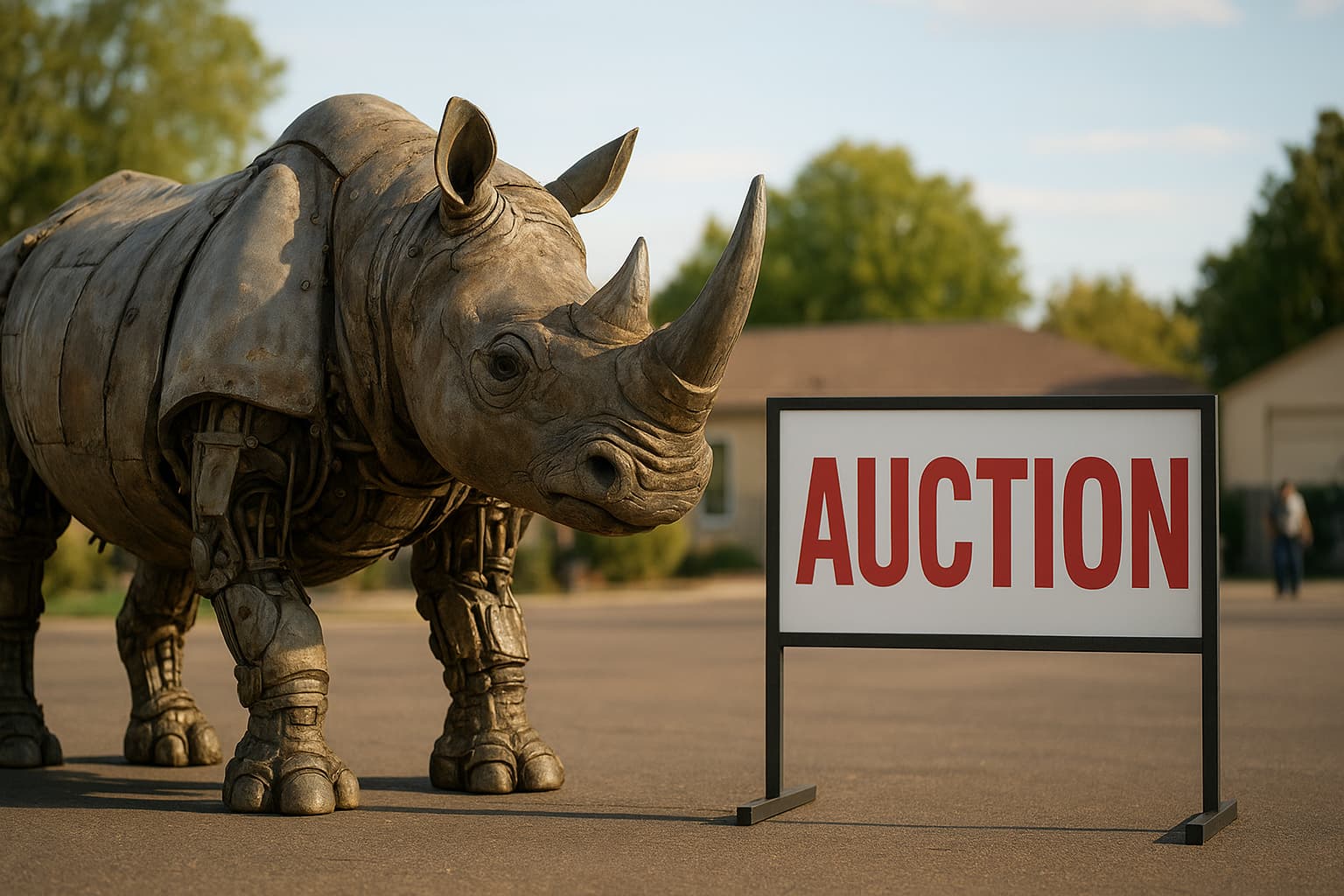 Iconic Mechanical Rhino from 'Ace Ventura' Sequel Heads to Auction