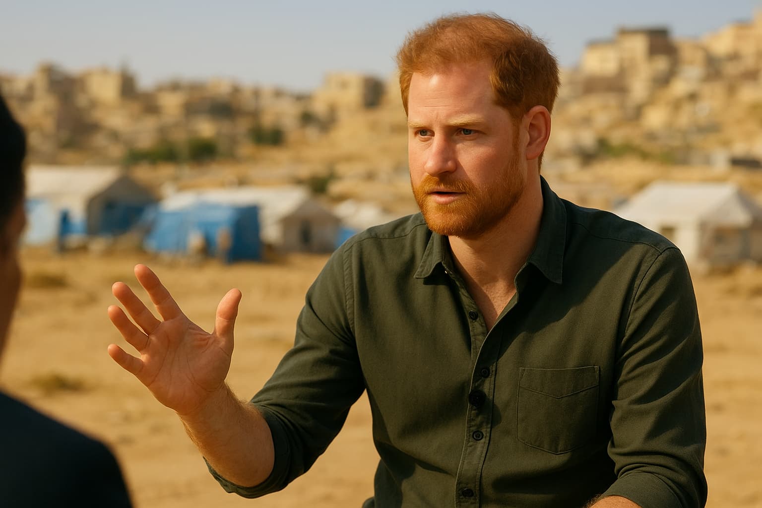Prince Harry Maintains Focus on Humanitarian Work, Declines Comment on Uncle's Legal Troubles